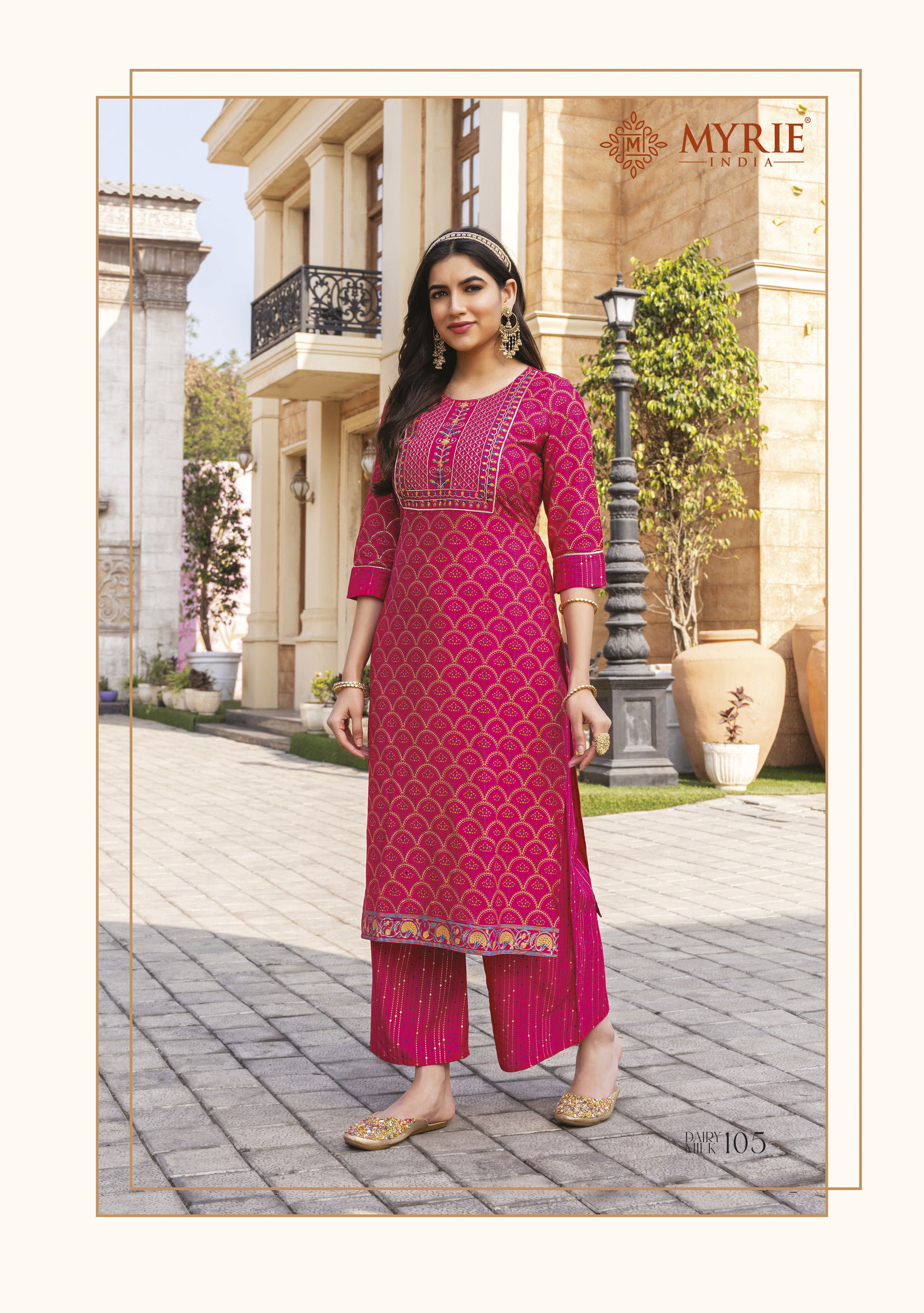 Myrie Dairy Milk Wholesale Printed Kurtis With Bottom Catalog
